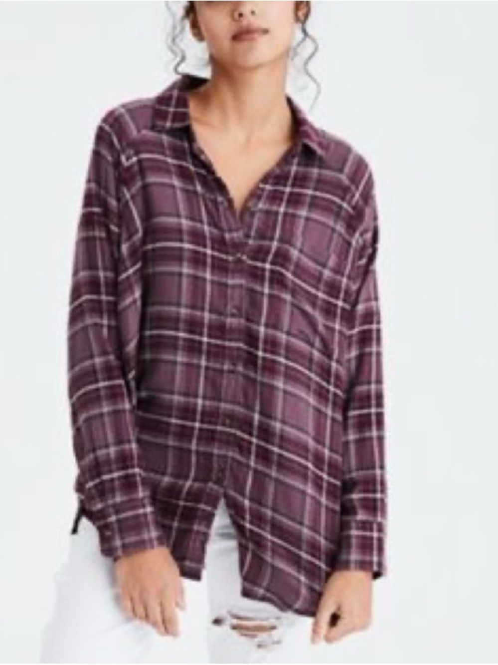 American Eagle Oversized Flannel